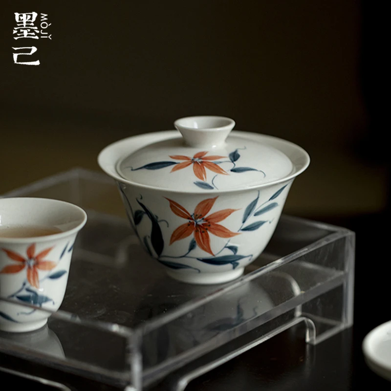 墨己草木灰-落神香妃-凡灵盖碗