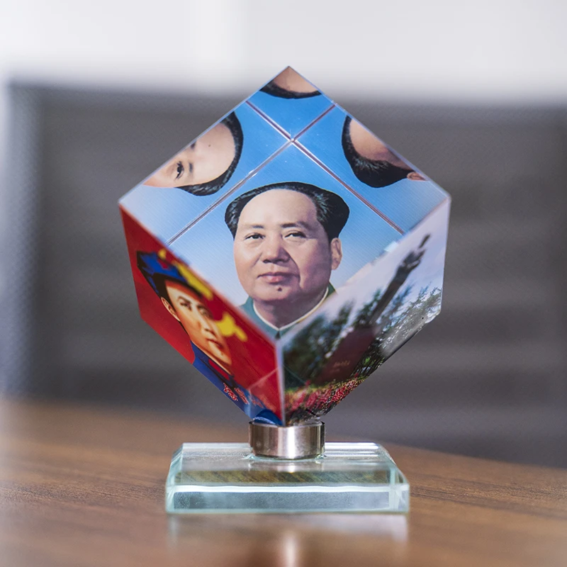 车载汽车内饰品摆件水晶高档透明毛主席青年老年广场摆件家居装饰