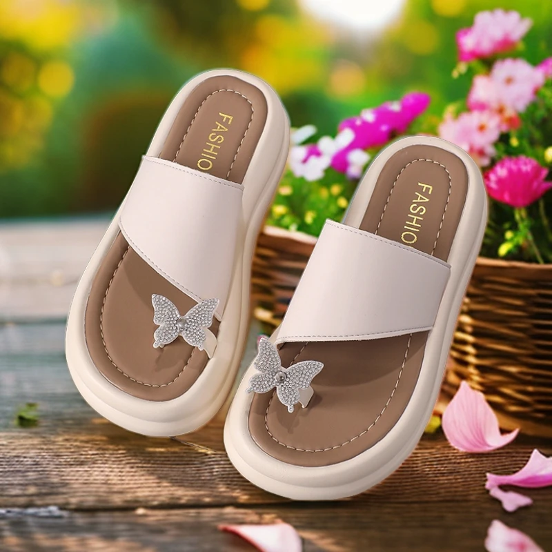 厚底凉拖外穿小香风网红时尚百搭夏季软底防滑舒适ins夹趾凉拖鞋