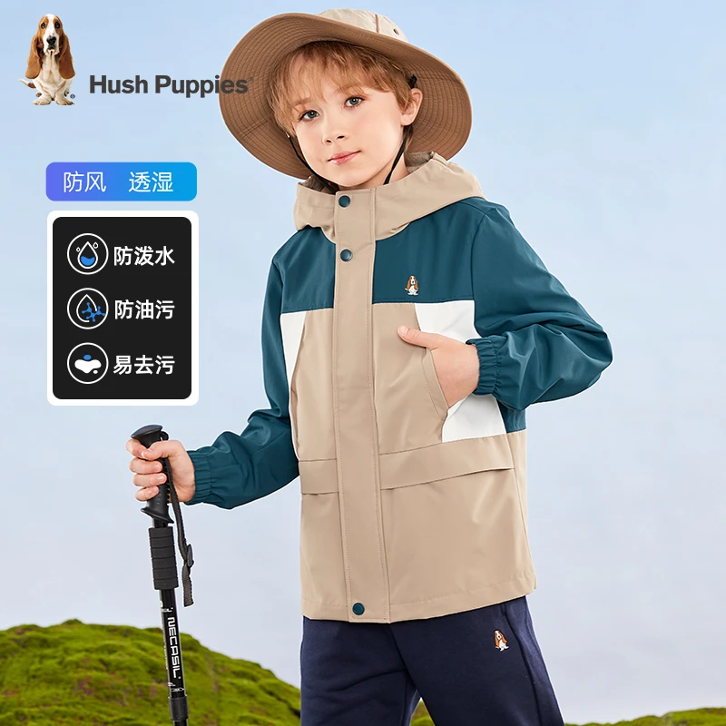 【三防透湿】暇步士童装春秋季儿童时尚休闲户外薄风衣外套