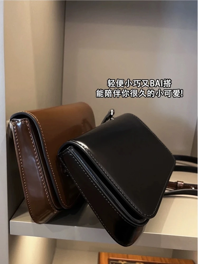 小包迷你斜挎女豆腐包真皮女包牛皮手机包森系小方包