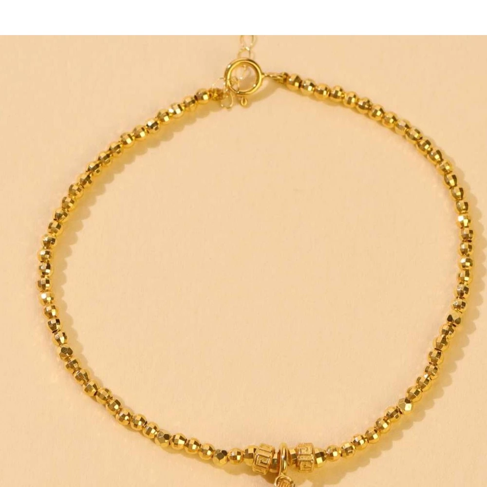 【来福】18k金爆闪手链【多样性发一手链】