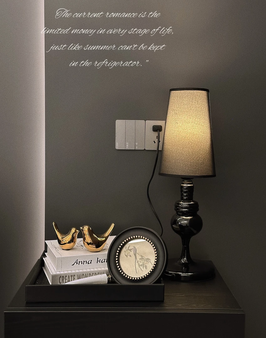 殴式复古台灯卧室床头灯夜灯书房客厅阳台装饰摆件灯饰后现代简约