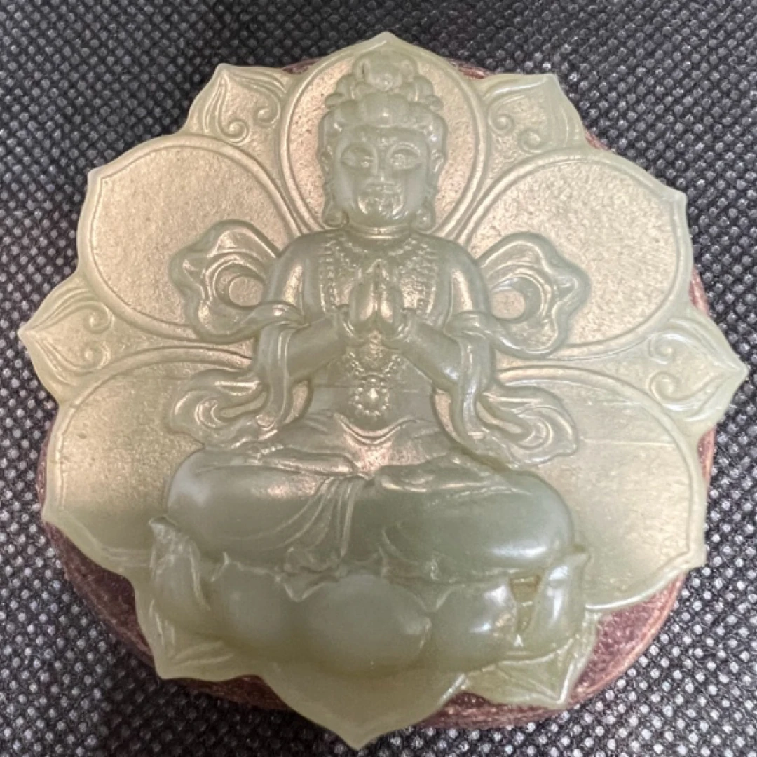 青玉观音 精雕细琢