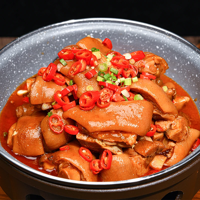 【聪厨】口味猪脚800g/盒 卤猪蹄加热即食商用半成品家宴便捷方便菜