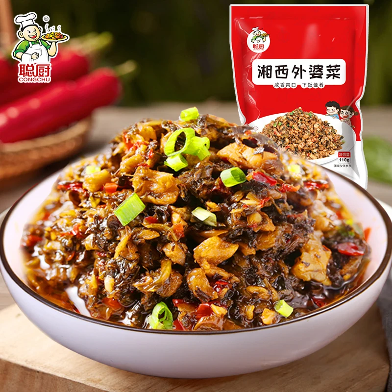 【聪厨】湘西外婆菜110g*5包