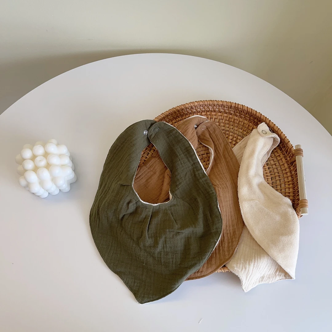 婴幼儿口水巾宝宝ins风洋气围兜