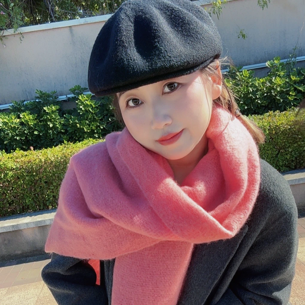 直播间福利围巾拉毛款冬季保暖抢完即止