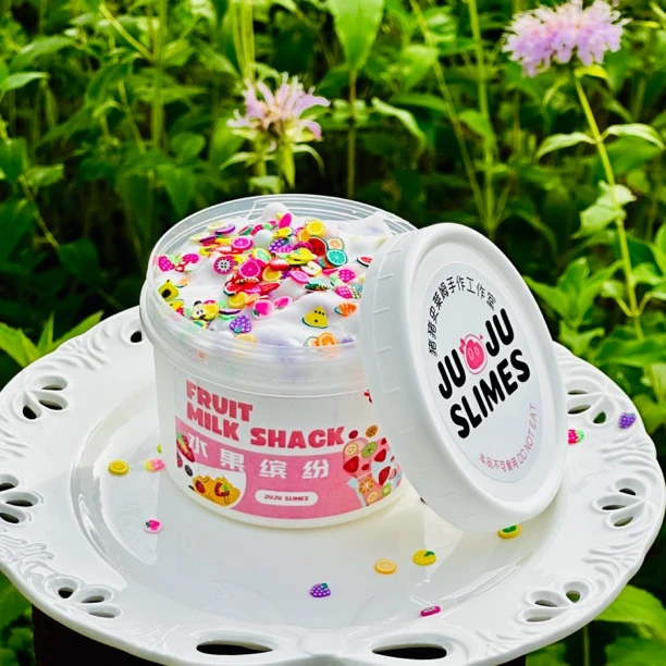 水果缤纷｜彩色泡沫球水果切片起泡胶安全手工解压玩具猪猪史莱姆
