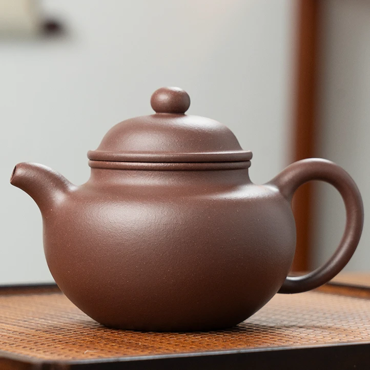 合道紫砂 本山原矿底槽清[景舟掇球]约248毫升宜兴紫砂茶壶