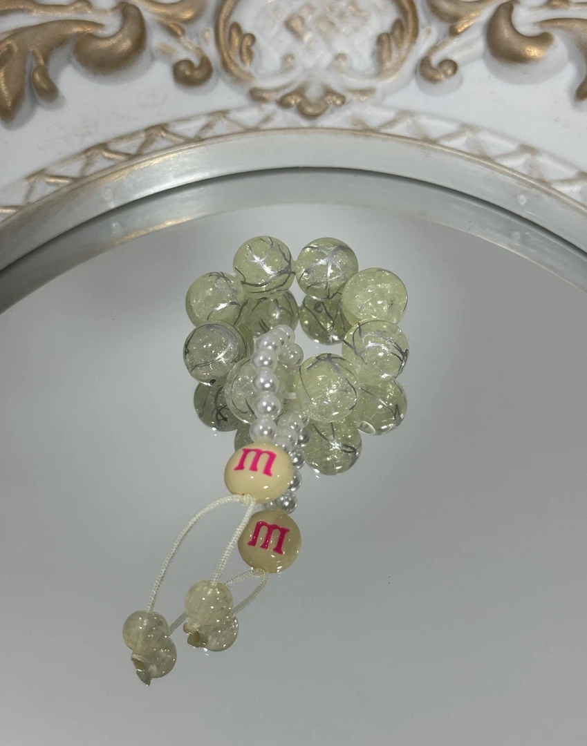 直播过款新中式精致手工串珠手捻工艺品
