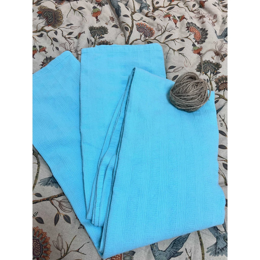 【镜泊湖】汉麻巨厚交织工艺大床单盖毯