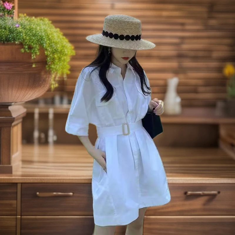 700--799链接 夏季女士裙 小个子收腰连衣裙