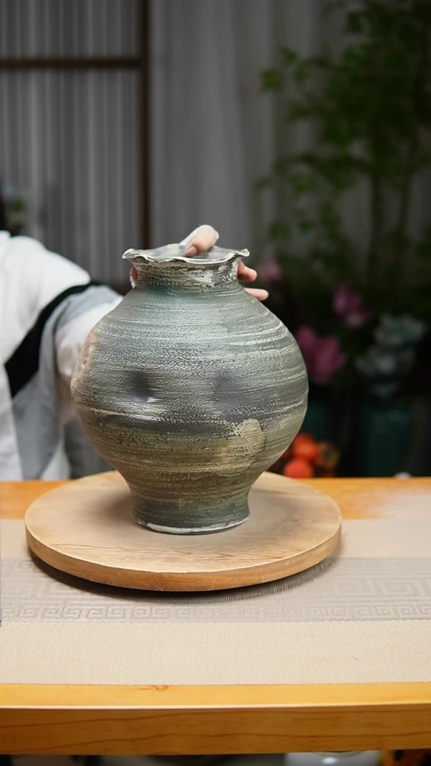 【闪购商品】花器螺纹绿灯笼