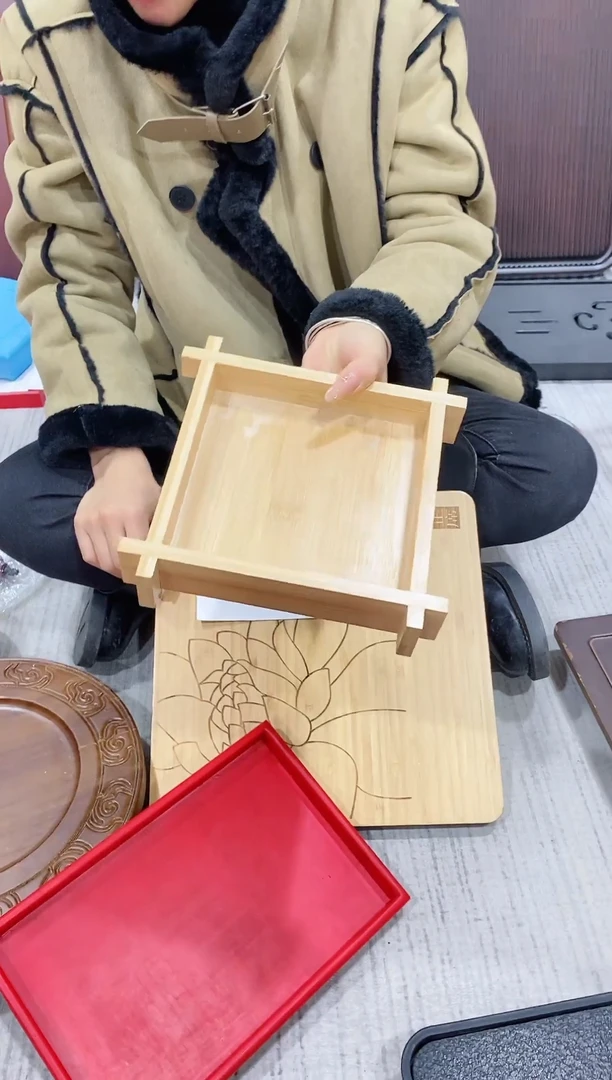 【闪购商品】竹四角盒 微瑕