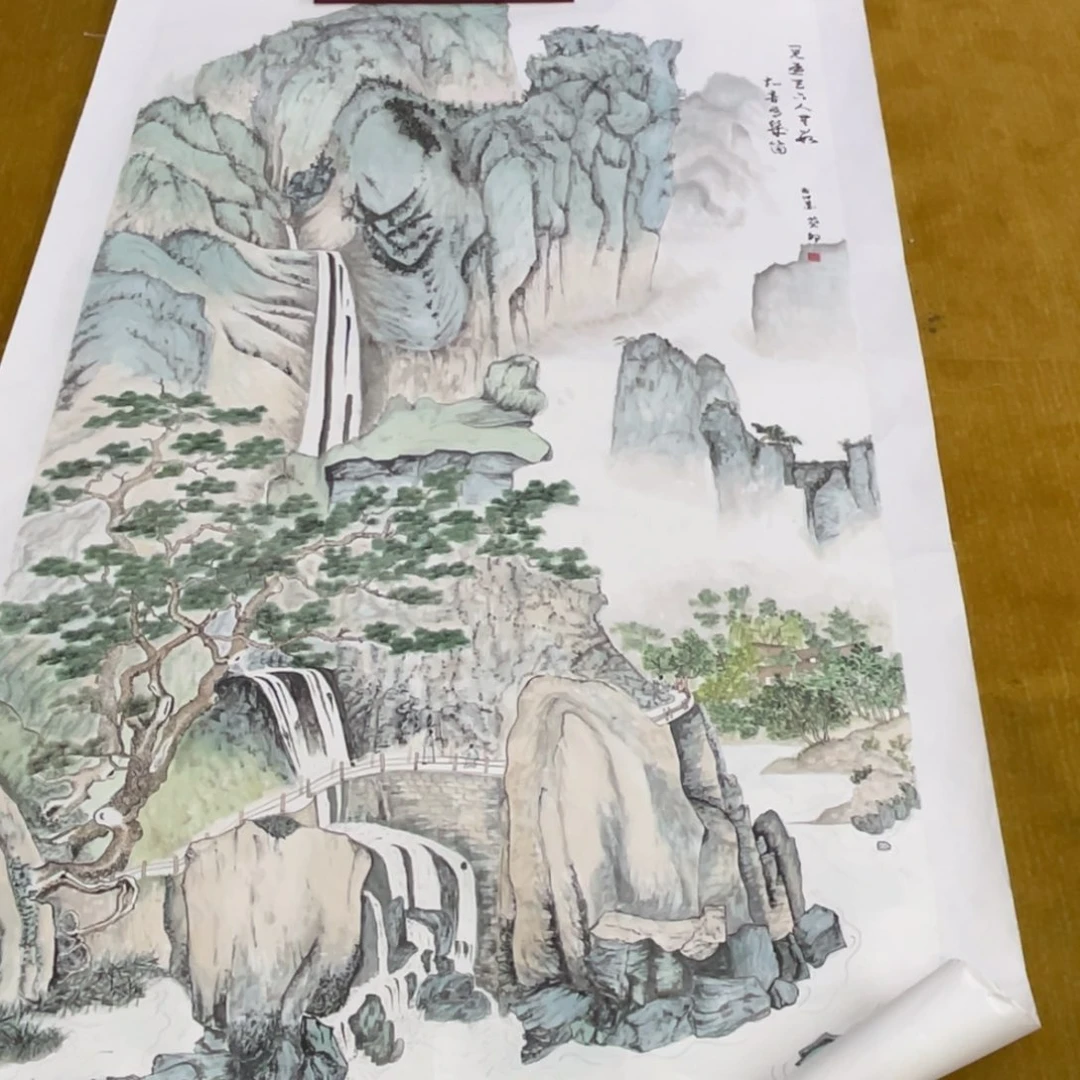 绘画鲁****龙南山墨老师六尺111222