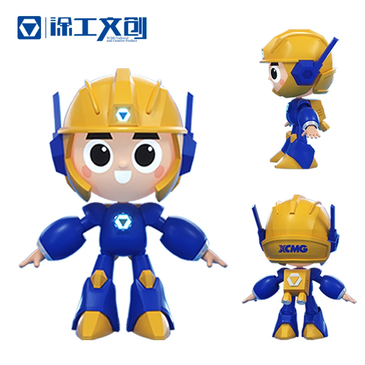 XCMG/徐工集团机甲徐成功玩偶公仔手办景品送礼桌面摆件
