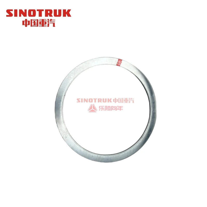 汕德卡豪沃排气管软链接密封垫消声器密封垫原厂装车