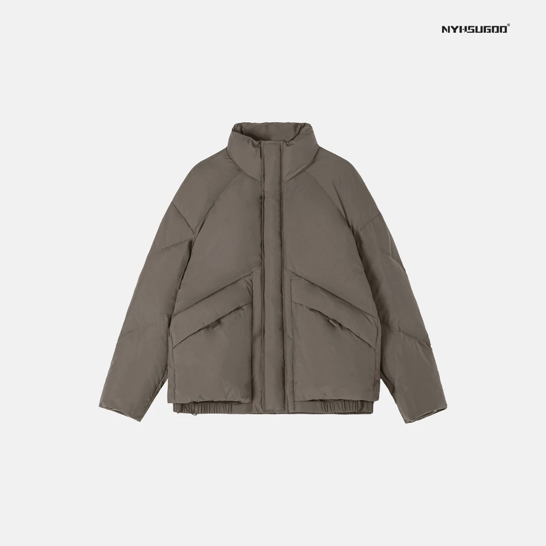 NYHSUGOO/南乙3290新款冬季男经典款立领夹克羽绒服保暖情侣外套