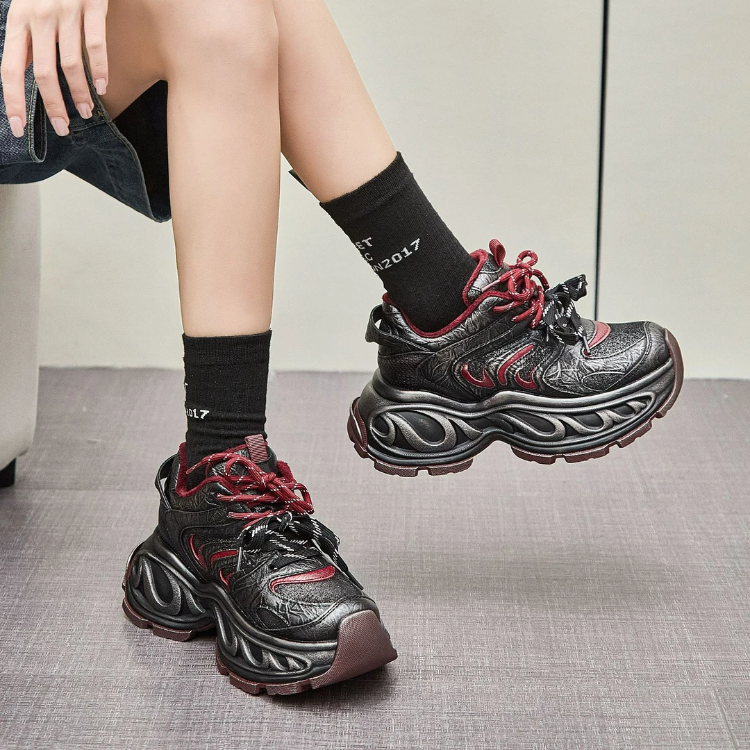 【金斗云】2025新春原创设计复古擦色老爹鞋潮款运动潮鞋透气ins