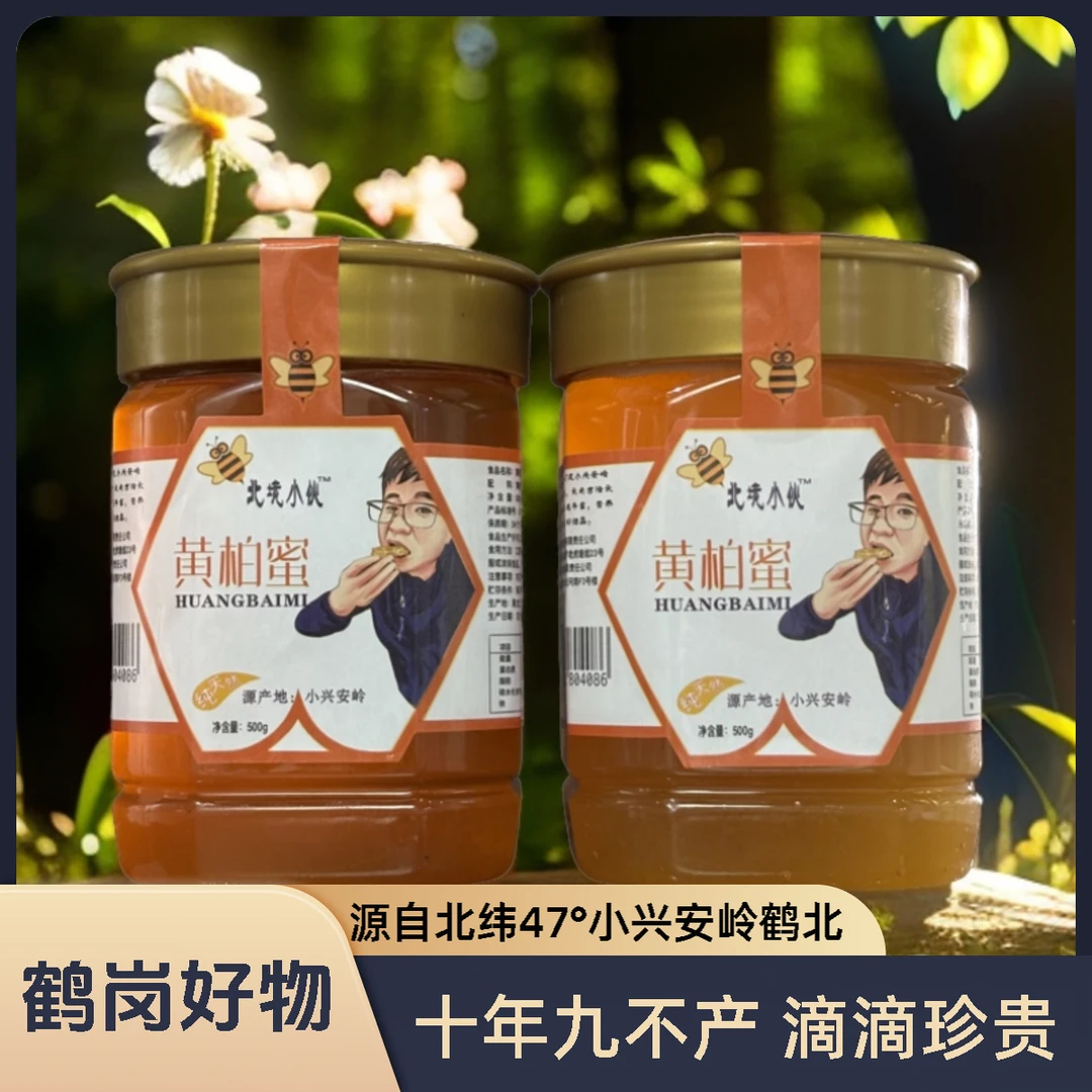 来自北纬47°大自然的黄柏蜜、椴树蜜营养食用馈赠佳品500g