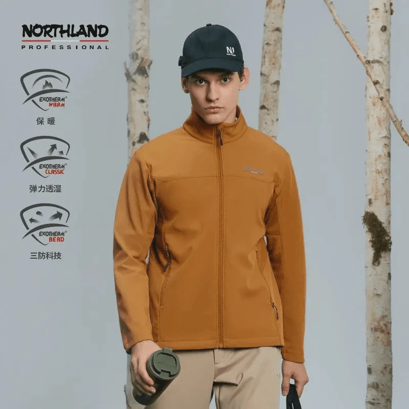 【波齐】诺诗兰户外男女软壳衣春秋抓绒防风保暖徒步登山