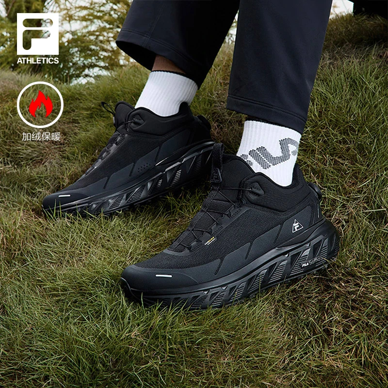 斐乐/FILA加绒保暖冬款BOA锁扣鞋综合训练户外运动鞋A12M511212F