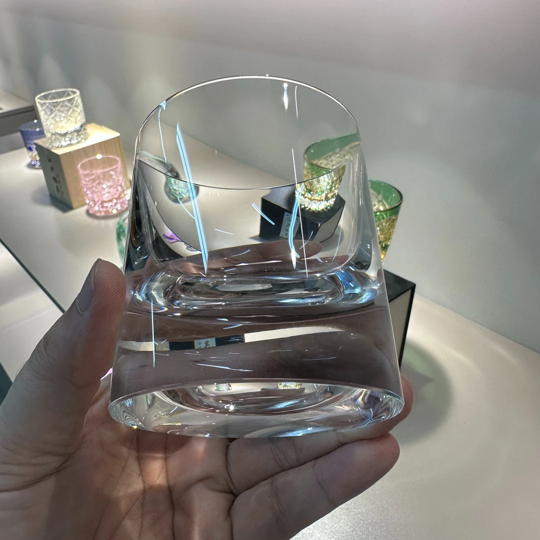 【星辰坊】K9水晶光面威士忌酒杯家用创意洋酒杯无铅手工杯