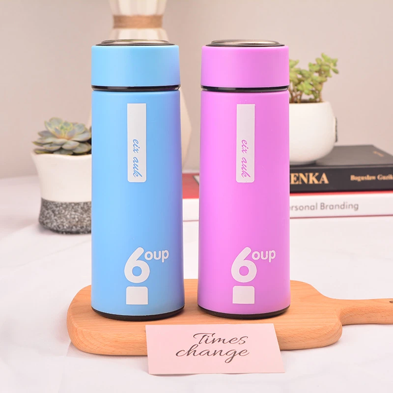 包邮创意双层商务保温水杯带盖大容量运动高级感随手杯小礼品
