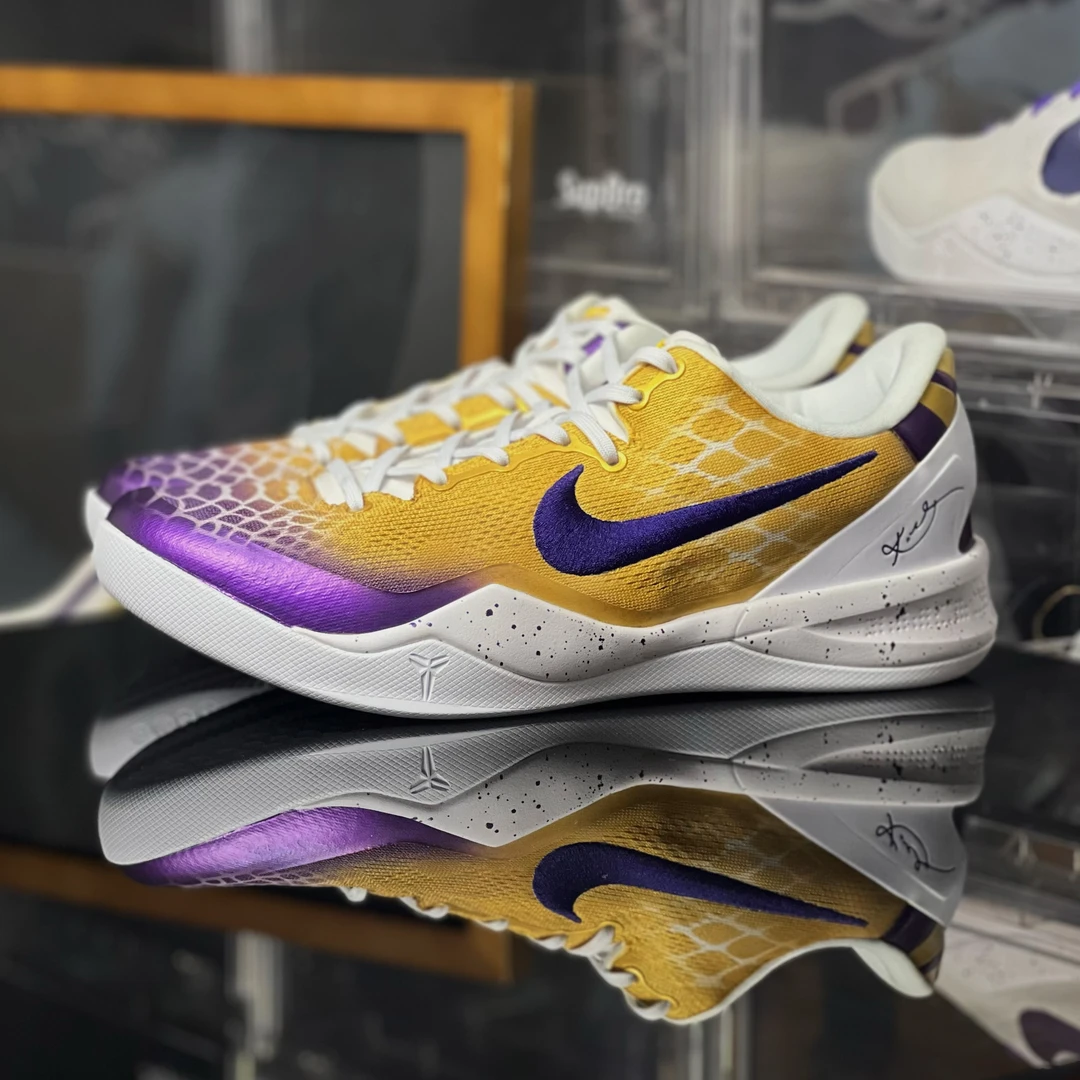 【Jelly 實戰定製】Nike Zoom Kobe 8 "紫金曼巴" 美式实战定制球鞋