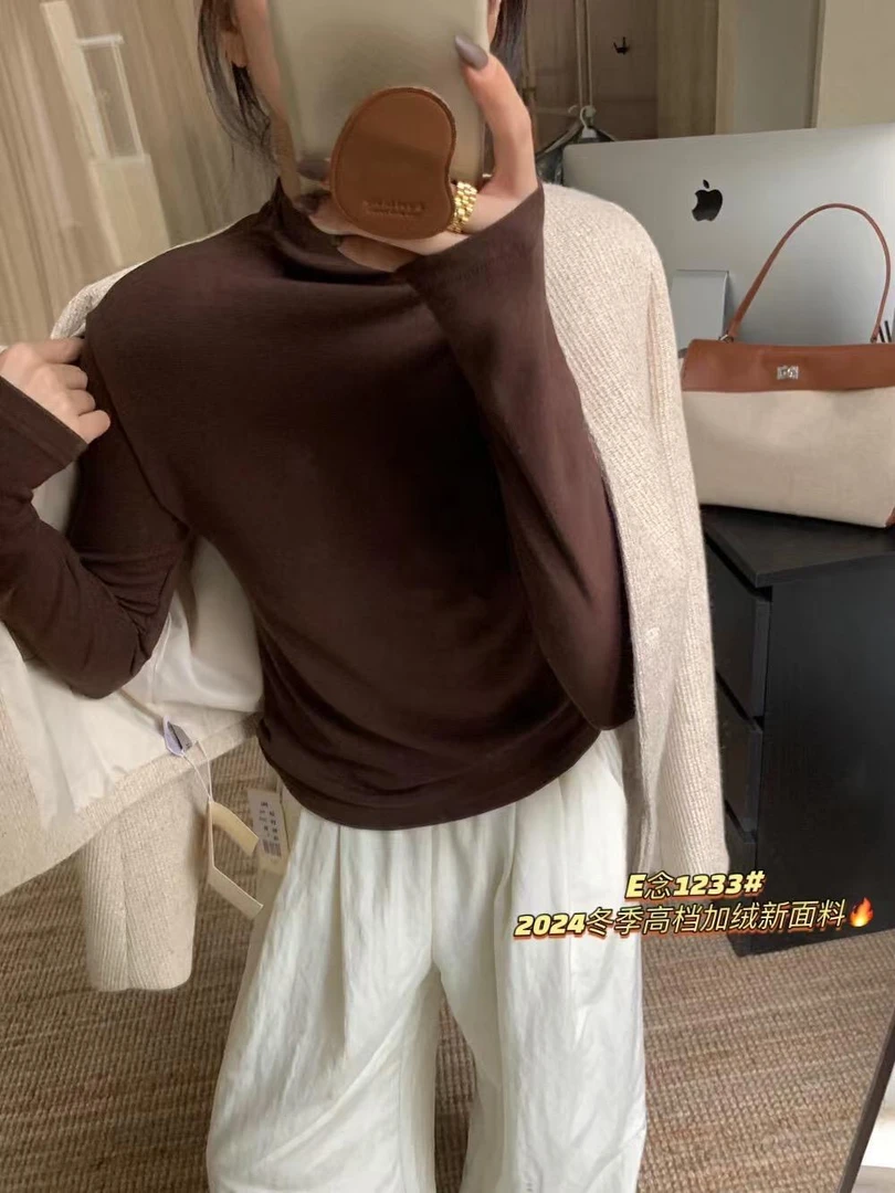 E念秋冬新面料加绒打底衫1233（糯唧唧）