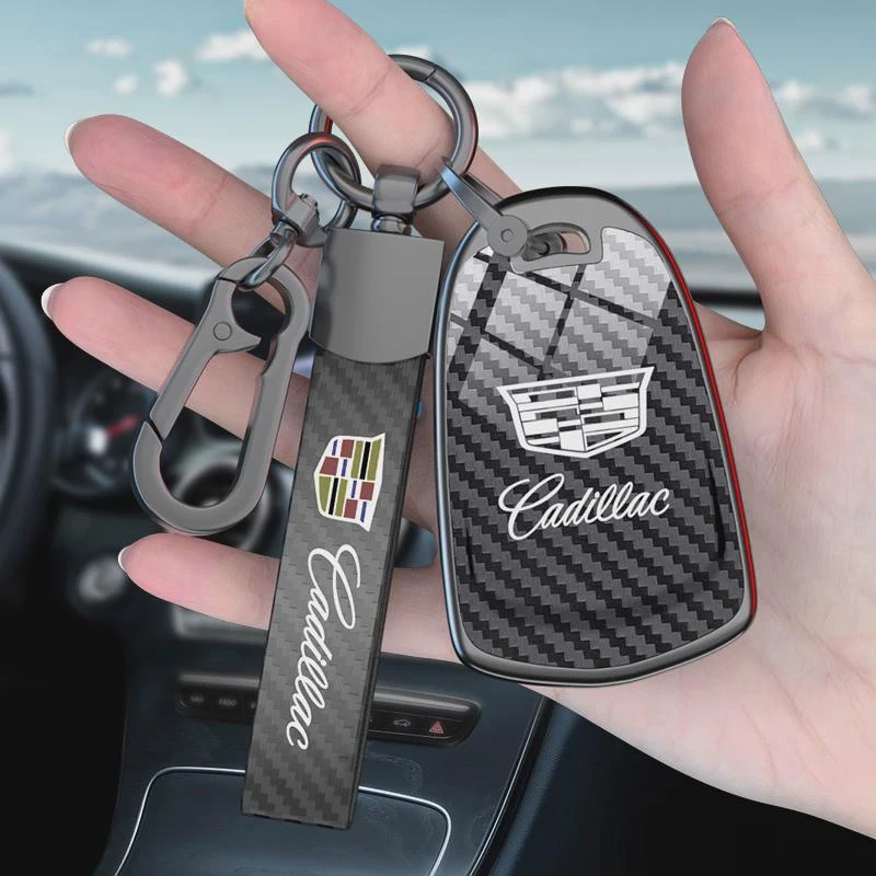 凯迪拉克xt5钥匙套ct5高档xt4内饰用品ct6男xts壳专用ct4女士车扣