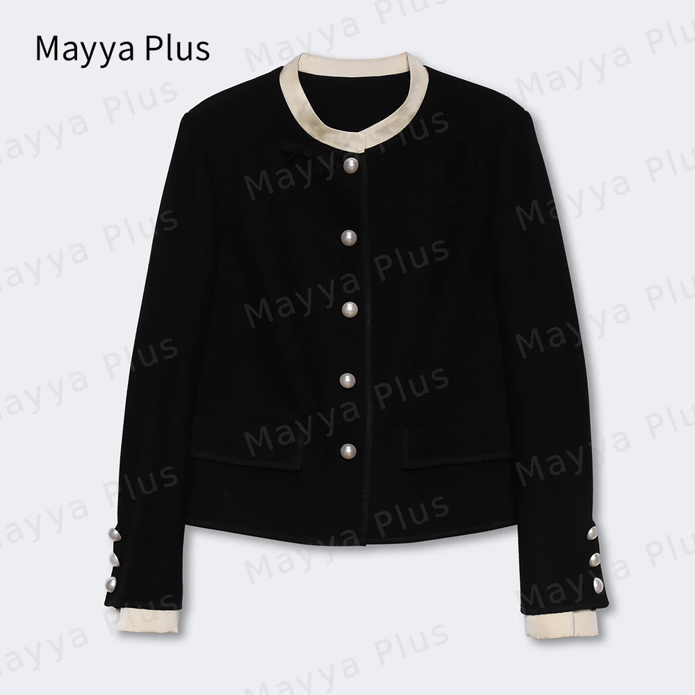 【小香】Mayya Plus时尚气质新品显瘦遮肉百搭休闲外套32336585