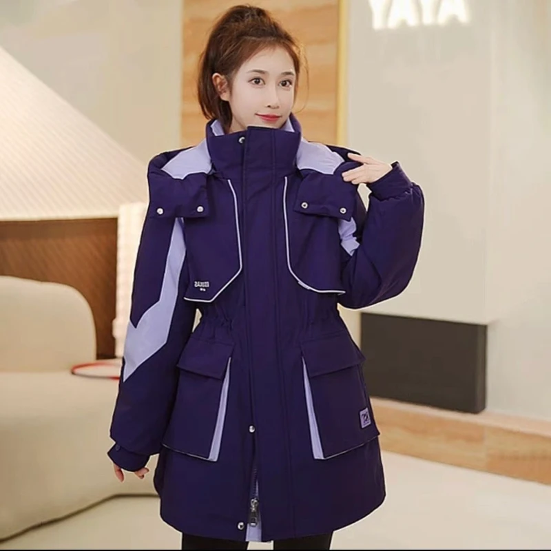 反季清仓新款女装秋冬季2024年新款时尚洋气派克服2024棉衣外套潮