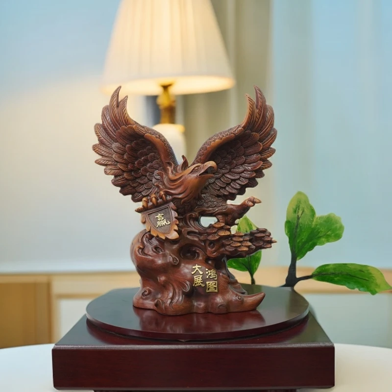 大展宏图鹏程万里赢长22cm高25cm（JLA)公司开业送礼摆件 手工高端