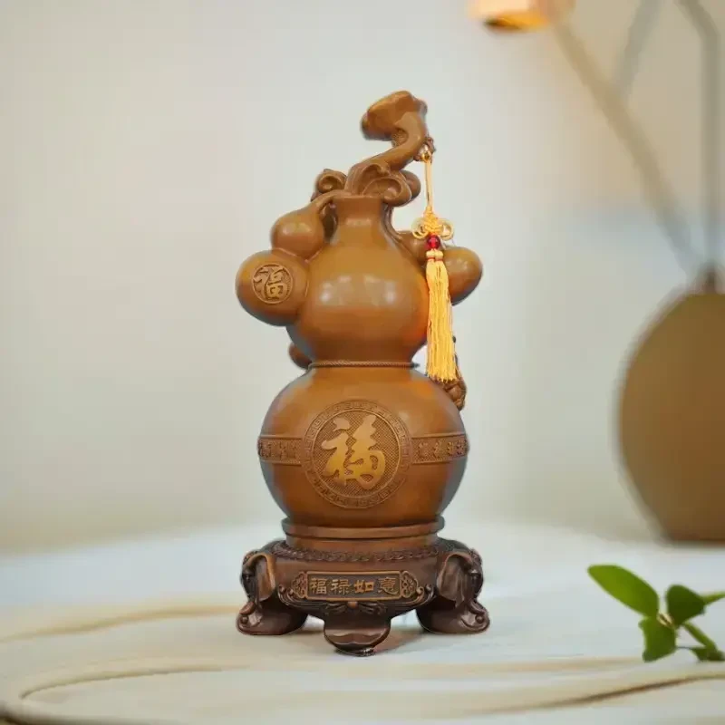 福禄如意长23cm高50cm(JLL)公司开业办公室商务礼品 高端家具摆件