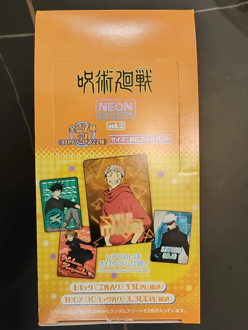 [拆包]咒术回战 霓虹金属闪卡收藏卡 【拍立得/透卡】（瓶子代拆）