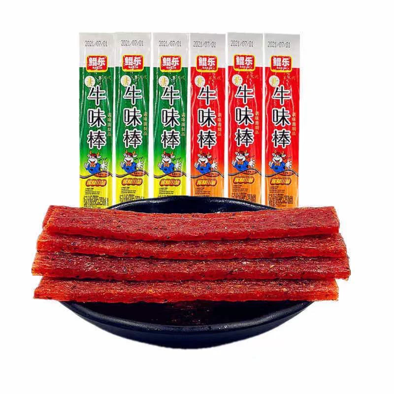 鲲乐牛味棒辣条营养新鲜川味散装超市净含量秘制调味面制品零食