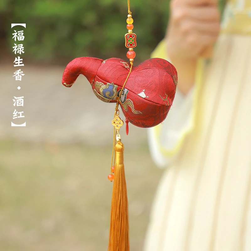 非遗手工 福禄葫芦香囊挂件