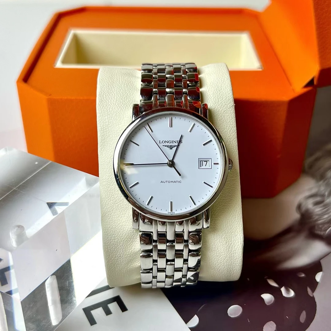95新 Longines/浪琴 自动机械/精钢 34.5毫米 /专柜价 13900