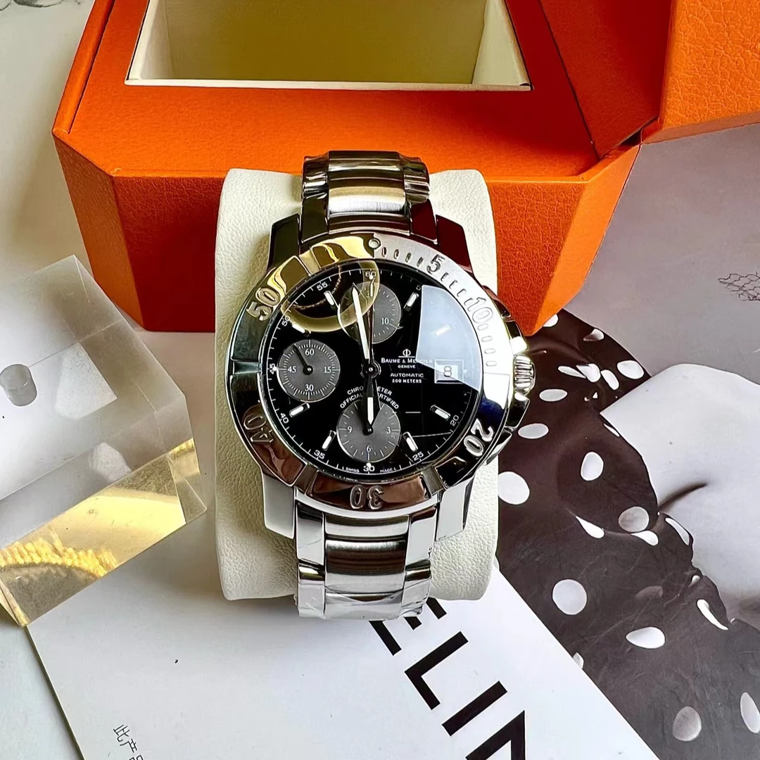 95新 Baume et Mercier/名士  自动机械 不锈钢 40.5毫米