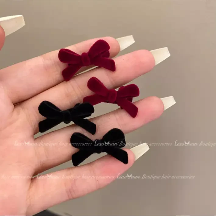 网红可爱碎发刘海夹前额鸭嘴夹子2023秋冬发卡百搭ins