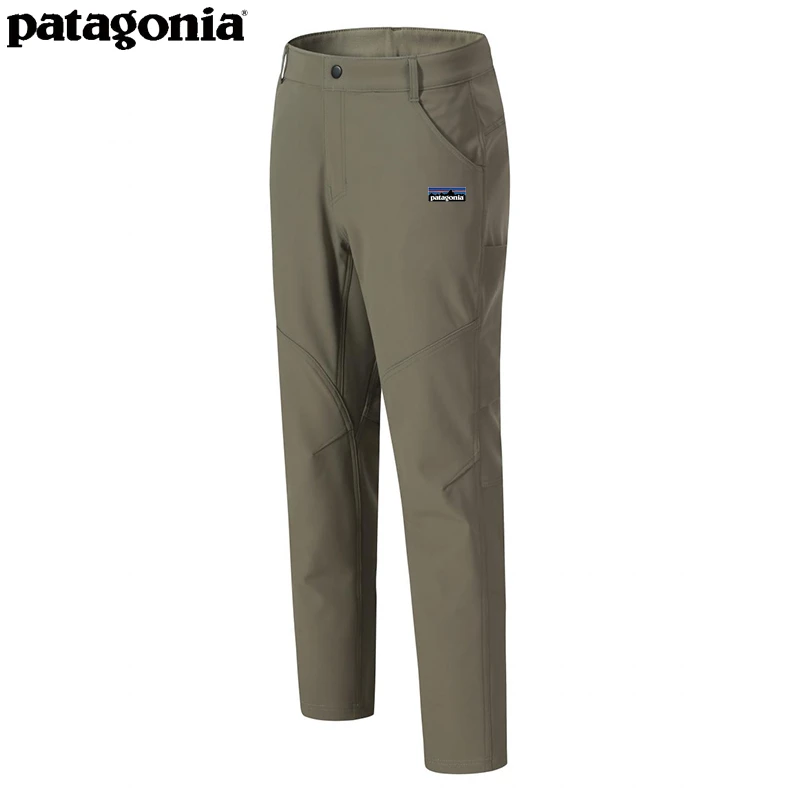 Patagonia/巴塔哥尼亚男士户外运动软壳裤秋冬加绒保暖防泼水长裤