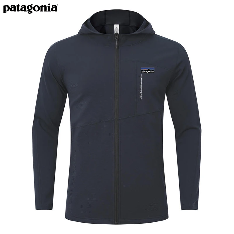 Patagonia/巴塔哥尼亚男士户外运动休闲外套春秋速干透气连帽上衣
