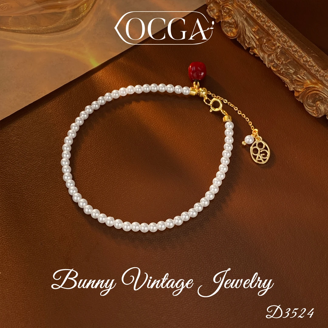 D3524 法★【安可拉柿子】秋冬OCGA 欧斯伽斯 手链