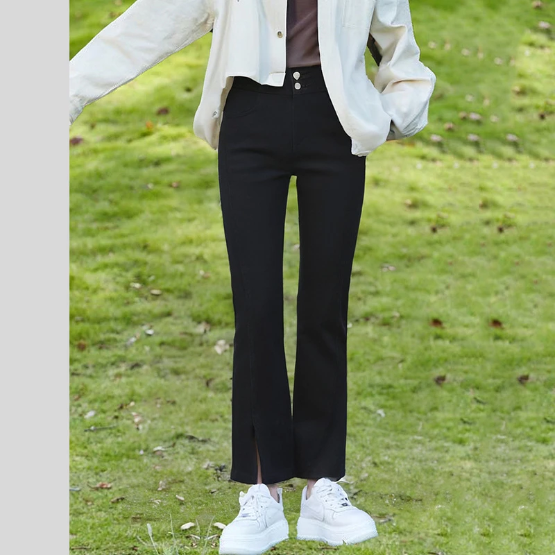 41464【觅系列】修身磨毛牛仔裤35MX3010B331+35MX3010B331-1