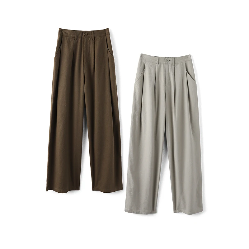 38232【紫系列】直筒休闲裤Z3Z08ZY040-ZY