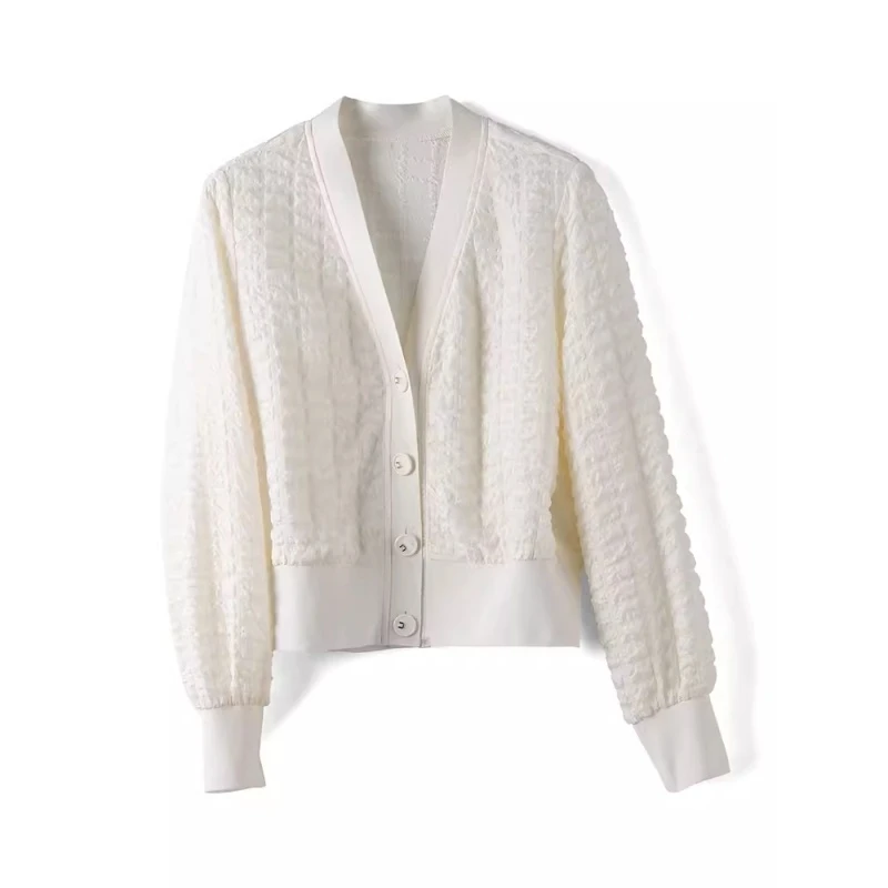 32184【依系列】V领名媛开衫气质外套2I314051D