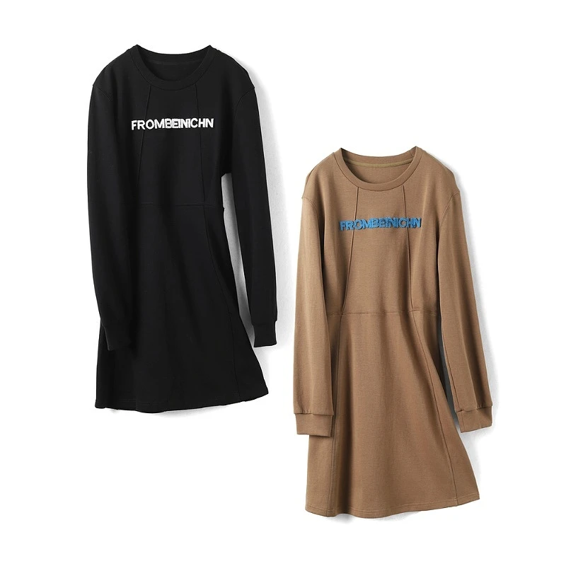 27211【琲系列】休闲印花显瘦连衣裙B2DC32051