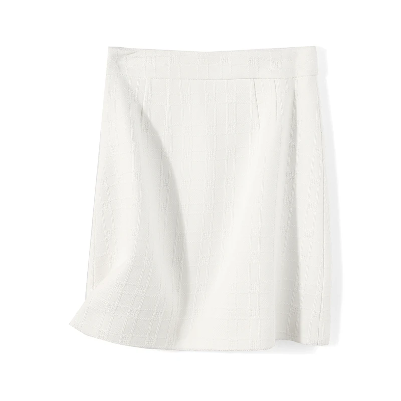 25447【碧K系列】白色半身裙HA6222